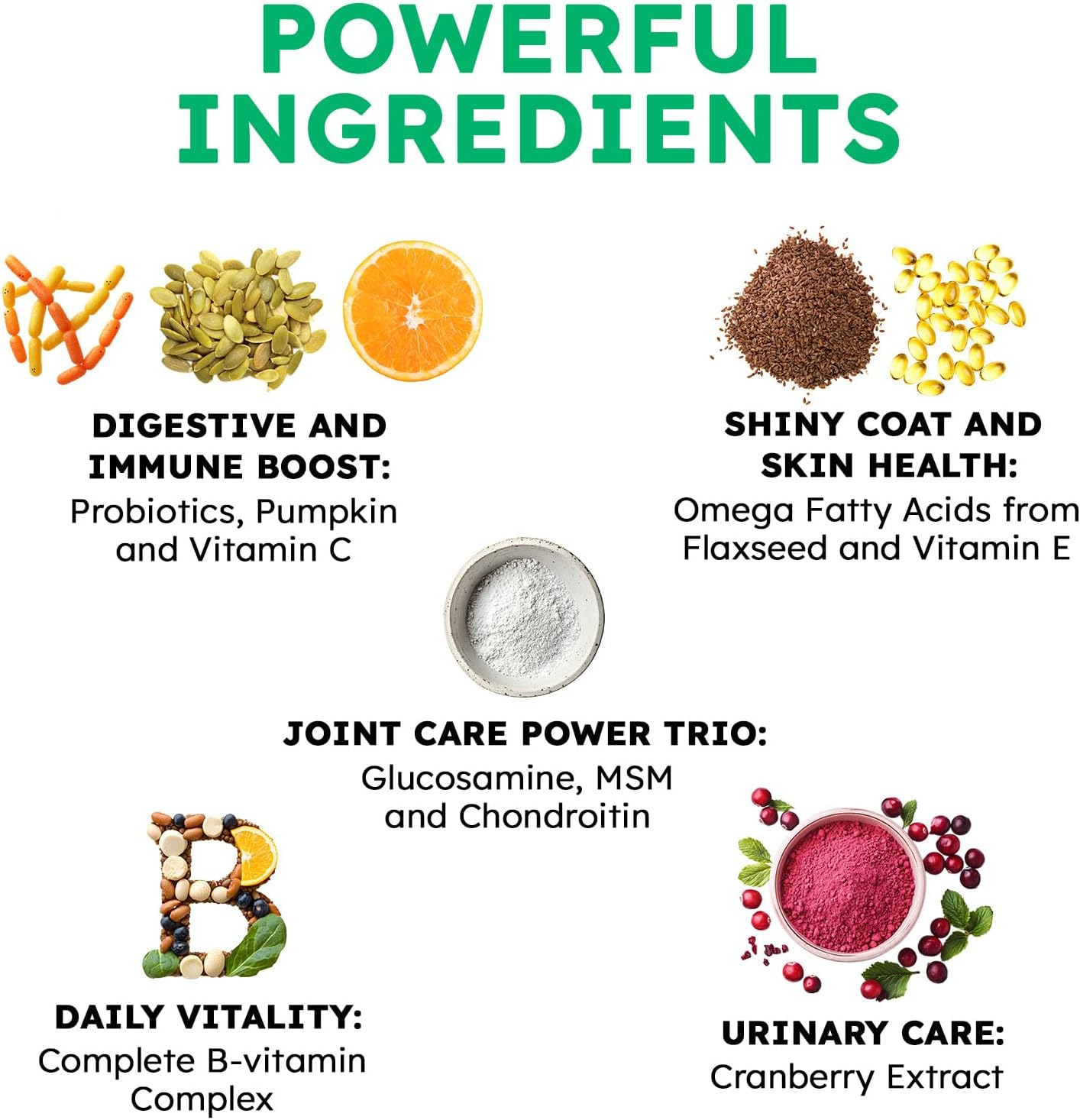 Dog Vitamins and Supplements - 150 Dog Multivitamin Chewable - Immune, Joint Support, Skin, Gut Health + Packed with Omega 3s, Glucosamine & Probiotics - Safe for Puppy - Chicken