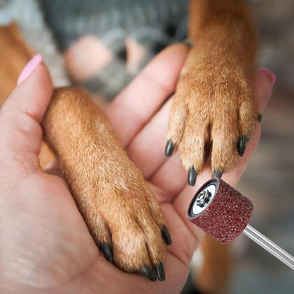 42 Pack Nail Grinder Replacement Kit, Nail Grinders for Dogs Replacement Kit, Pet Nails Grinder with Sanding Drum Bands, Dog Claw Grooming Trimmer Supplies Care, Pet Smoother Claw Care