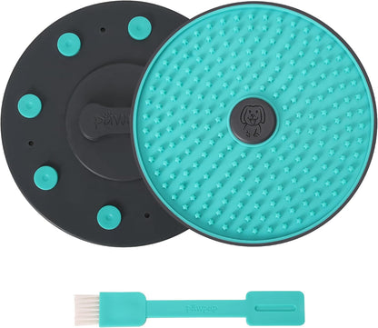 Lick Mat for Dogs - 8.2" Extra Large Dog Licking Mat, Slow Feeder for Anxiety Relief, Non-Slip, Crate Friendly, Easy to Clean, Perfect for Peanut Butter, Yogurt & Pumpkin Puree (Sea Green)