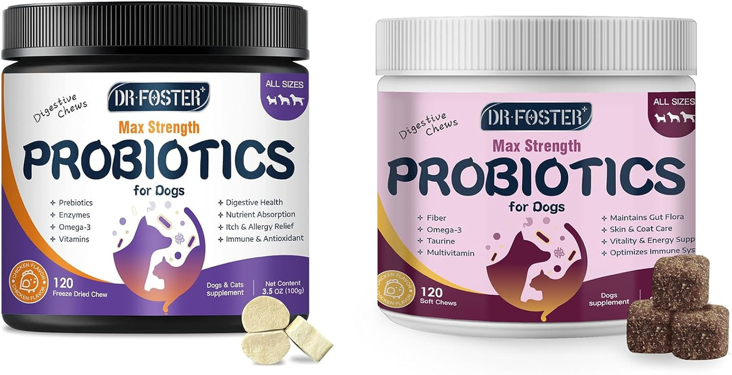 Probiotics for Dogs Freeze-Dried & Soft Chew
