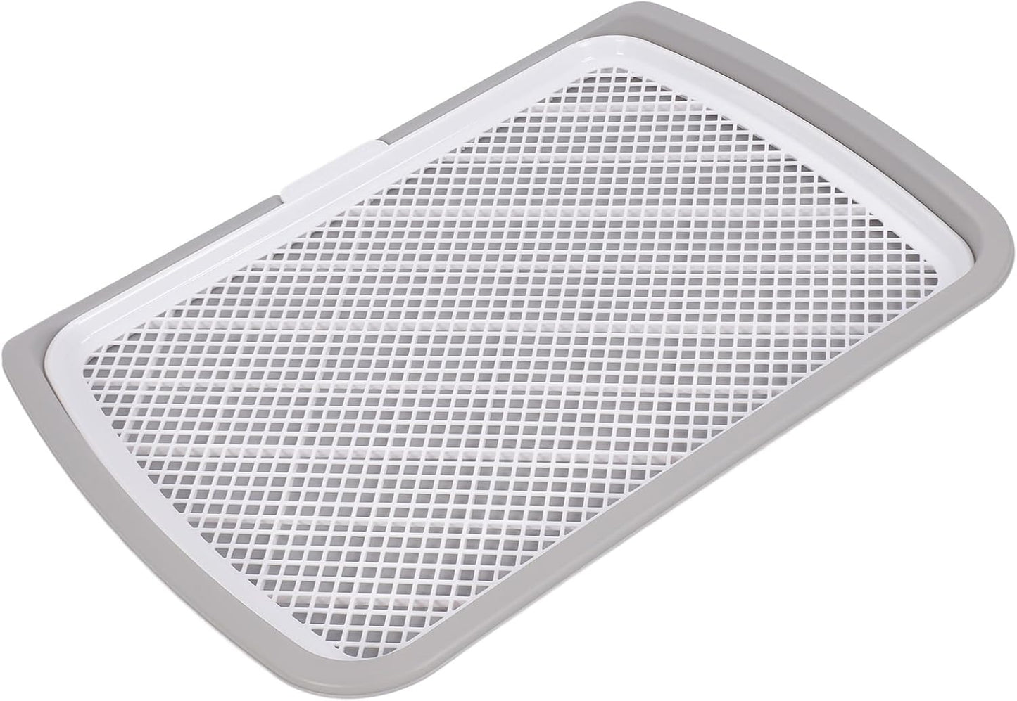 Acouto Puppy Potty Training Tray Dog Pee Pad Holder - Puppy Potty Training Tray Detachable Washable Mesh Dog Pee Pad Holder Small Breed - Indoor Litter - Pet (Gray)