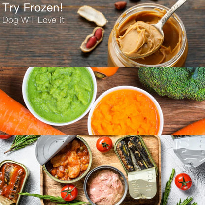 Double Wall Stainless Steel Lick Mat for Dogs & Cats - Chew Proof & Whisker Friendly, Non-Slip Base, for Calm Feeding & Anxiety Relief - Dishwasher Safe Slow Feeder Pad [1Pack]