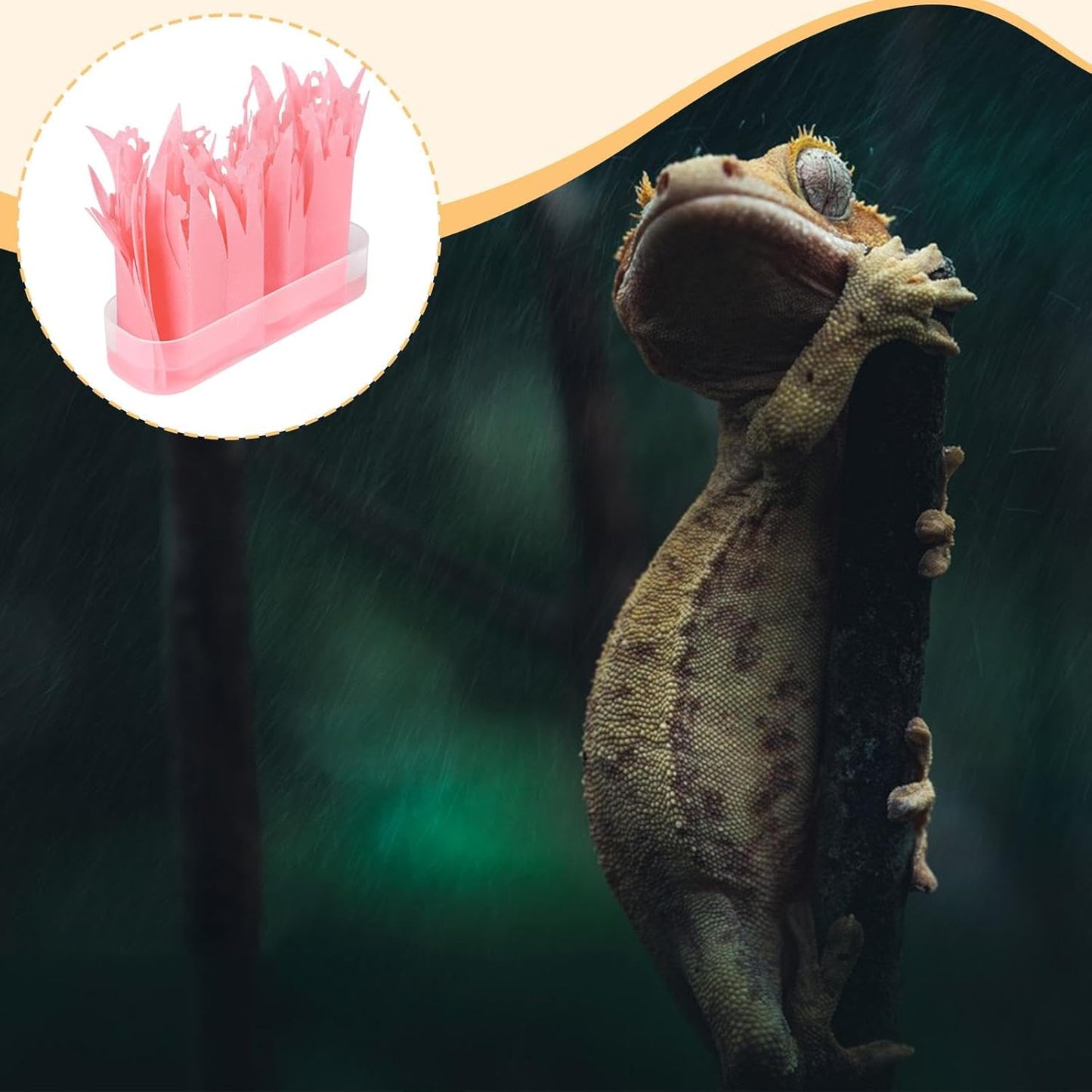 Reptile Humidifier with Water Basin Terrarium Humidifying System for Chameleon Turtles Lizard Amphibians-