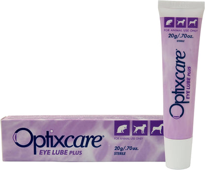 Pet Eye Lube Plus + Hyaluron 20g for Dog Cat Horses