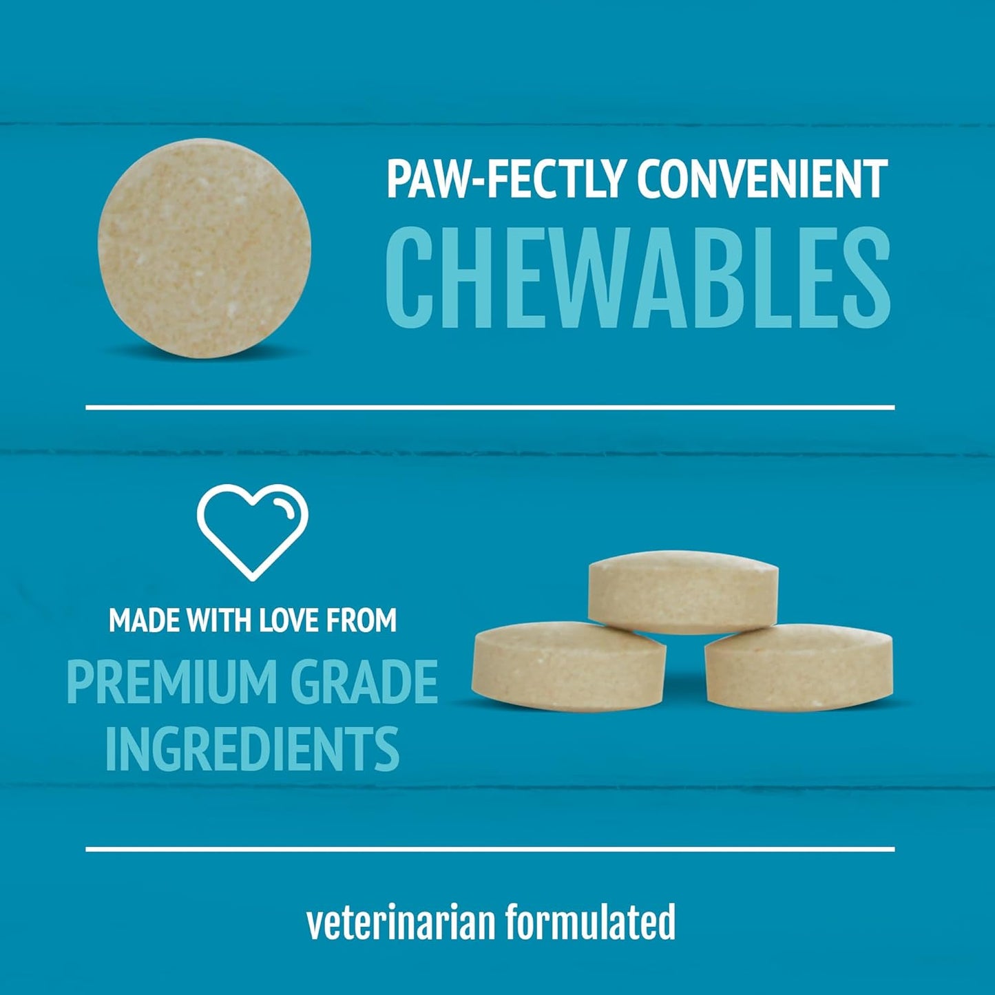 PetNC Natural Care Brewers Yeast Chewables for Dogs, 250 Count