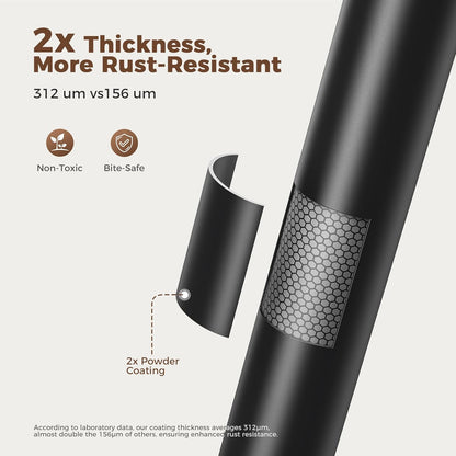 48" Dog Crates for Large Dogs, Upgraded 4 Lockable Wheels, Removable Door, Dog Kennel Indoor, Max Load 300Lbs, Easy to Clean, Removable Tray, XL Dog Cage for Large and Medium Dogs