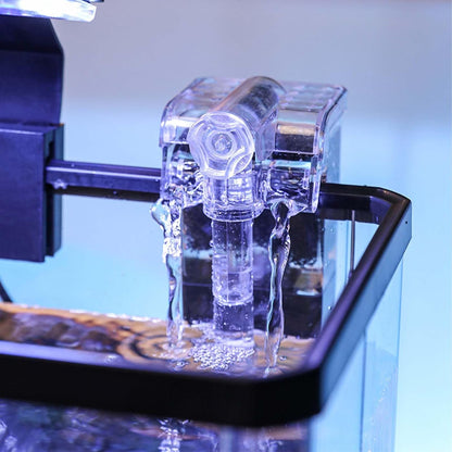 GarveeLife 2.6 Gallon Small Fish Tank, Betta Fish Tank kit with LED Light, Oxygen Generator, Fish Tank Starter Kits for Beta,Goldfish