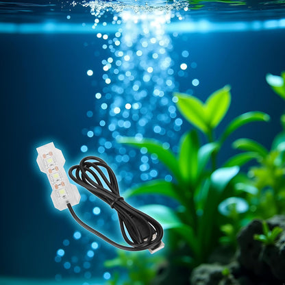 Blue Light Small Aquarium Led Light, Multicolor Led Fish Tank for Freshwater Plants Aquarium Accessories，Fish and Aquatic Pets, Pet Supplies