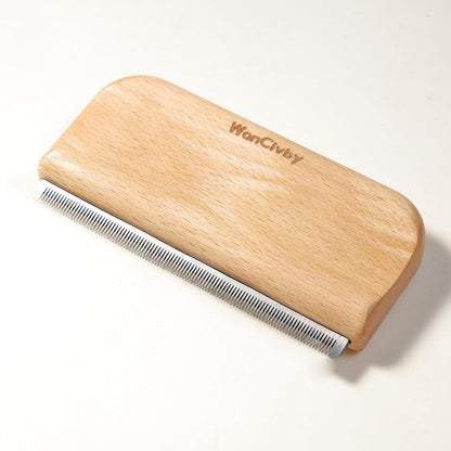 Undercoat Rake Dog Brush Dematting Comb cat shedding tool Dematting Tool Pet Brush Efficiently Detangle and Groom Coats for Large Medium Small Dogs and Cats Comb for Grooming Premium (L 5.31 inch)