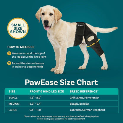 PetCove Dog Knee Brace for Torn Acl Hind Leg — Neoprene Compression, Spring Stabilizers, Belly Band Support Strap, Adjustable Velcro Fit, ACL/CCL, Arthritis, Front/Back Leg, Post-Surgery Recovery