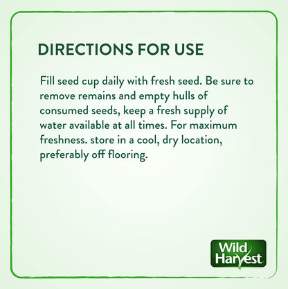 Wild Harvest Daily Blend Nutrition Diet Parakeet, Canary And Finch, Bird Food, 5 Pounds