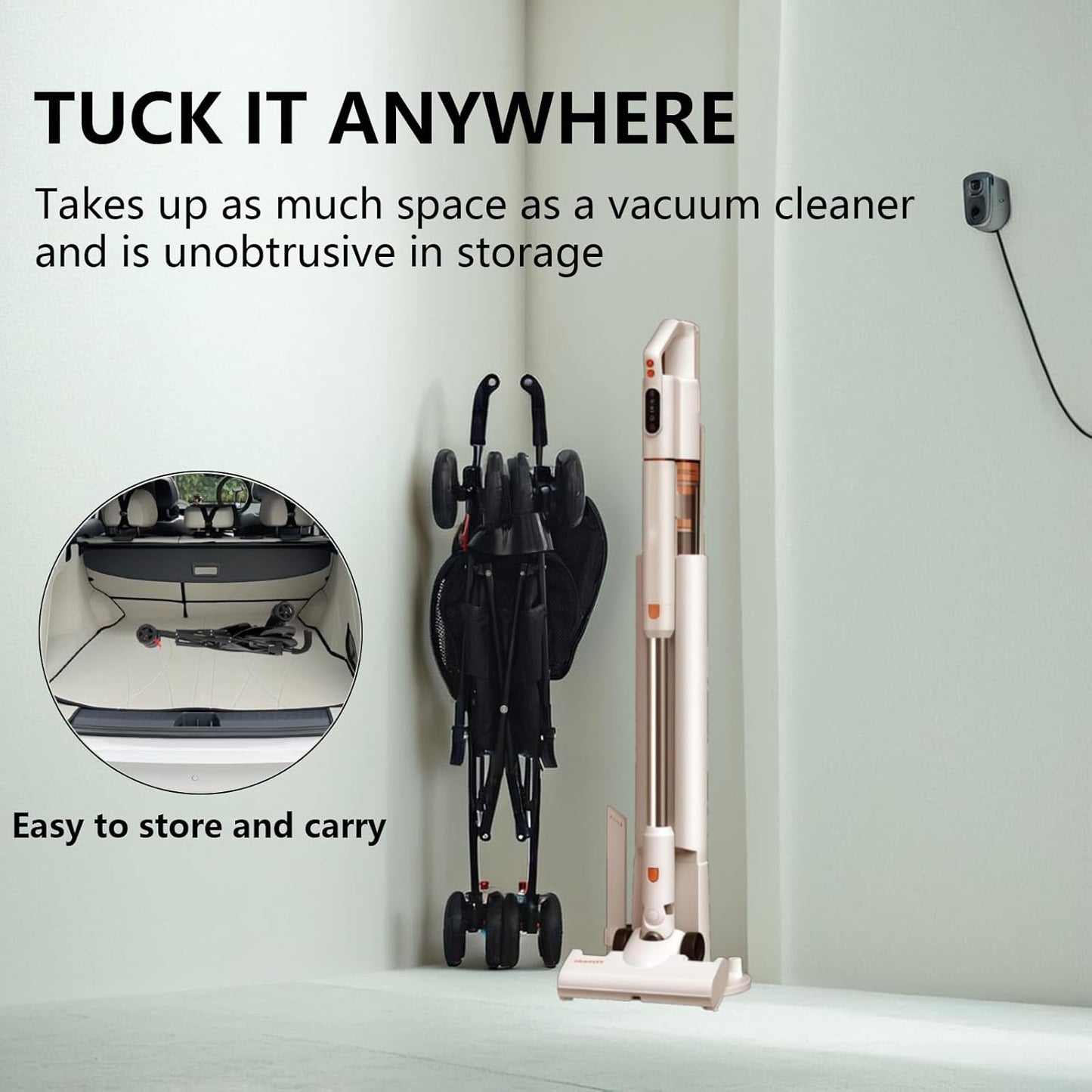 Pet Stroller with Mesh Ventilation, Lightweight Foldable Design, Cup Holder, Black