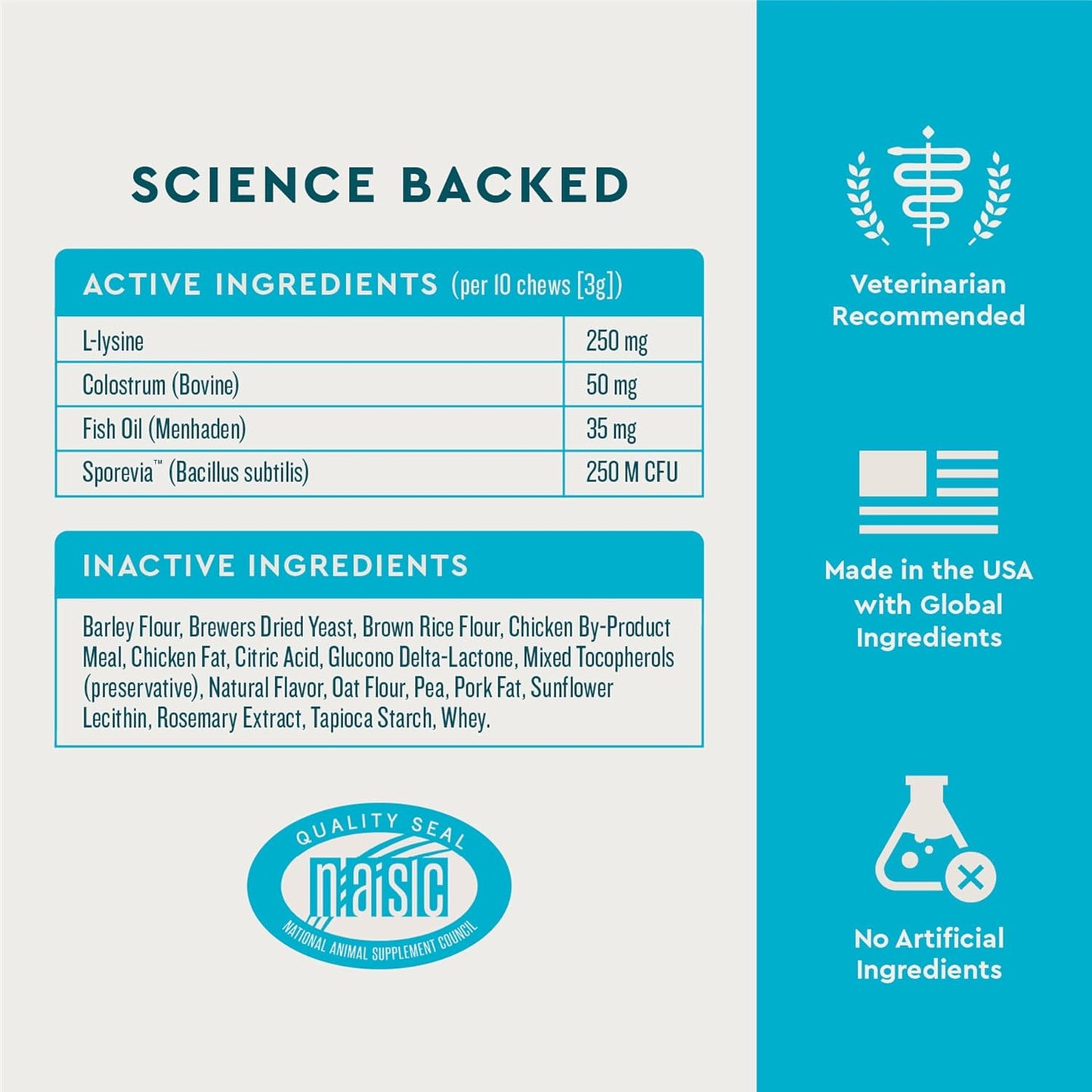 VetIQ Allergy Pro+ Relief for Cats, Cat Allergy Supplement & Vitamins with Probiotics, Fish Oil, Tart Cherry, Skin & Coat Support, Sneezing & Itching Relief, Seasonal Allergies, 3.7oz