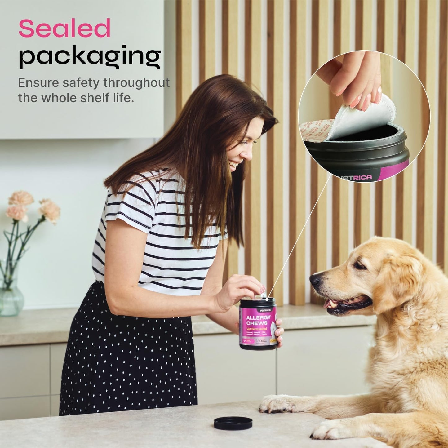 Dog Allergy Relief Chews - Dog Itching Skin Relief - Anti Itch - Skin Health - Hot Spot Treatment - Seasonal Allergy Support Supplements - Immune Chewable Treats - Turmeric, Quercetin