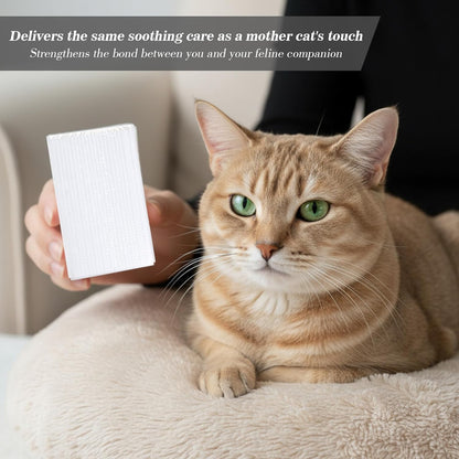 4PCS Soft Cat Brush for Grooming, Kitten Brushes for Indoor Kittens, Gentle Cat Tongue Brush with over 1000 prickly serrations for Sensitive Cats, Daily Grooming & Enhancing Bonding