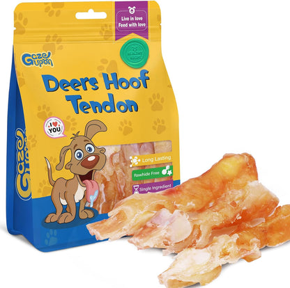 gazeupon Dog Treats,Deer's Hoof Tendon, Dog Chews Long Lasting, Natural Training Rewards