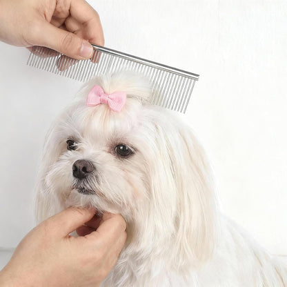 6 Pcs Pets Grooming Comb Kit Tear Stain Remover Comb Dog Face Combs for Eye Cleaning Gentle Grooming Tool Dematting Tool for Cats Dogs Remove Knots Stains Crust Mucus