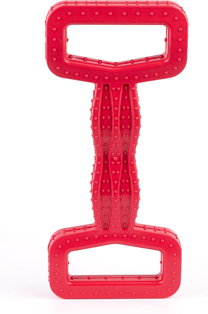 Large Eco Rubber Tugger – Red - Long Lasting Dog Chew Toys for Aggressive Chewers Strong Dog Toy for Dogs Durable Puppy Toys