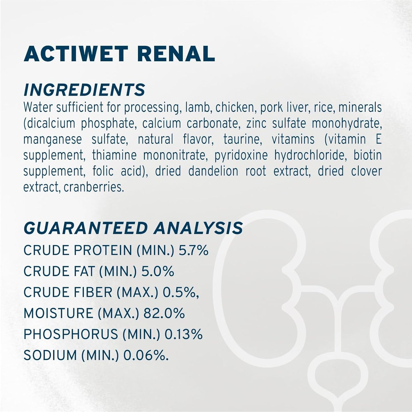 Forza10 - Cat Food, Vet-Formulated Renal Wet, Non GMO, Kidney Care Food with Lamb Flavor, Crafted for Adults, Made in Italy (3.5 oz, 12 Pack)