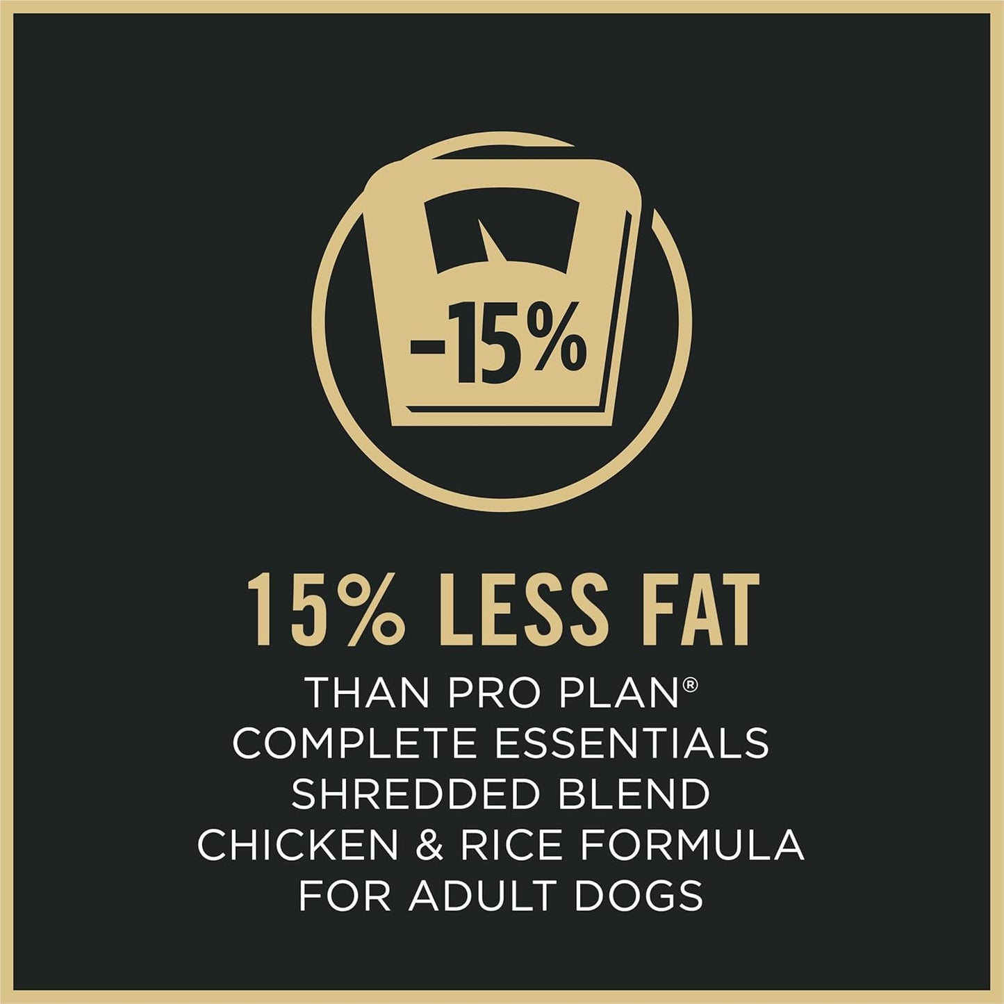 Purina Pro Plan Weight Management Dog Food Dry, Shredded Blend Chicken and Rice Formula - 34 lb. Bag