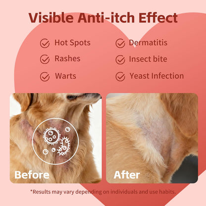 Hot spot Treatment for Dogs | Hot Spot Spray for Dogs | Hypochlorous Acid (HOCl) Formula Soothes Inflammation | Prevents Infection | Treats Bites | Scratches & Skin Ulcers - 10.14 fl oz