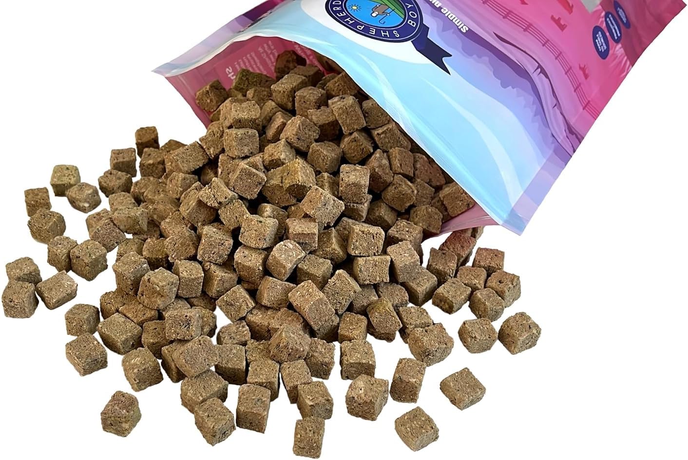 Shepherd Boy Farms Freeze Dried Raw Dog Food, Pork Recipe, All Natural, No Synthetics, Made in USA with Goat's Milk & Organic Produce, High Protein, Complete Meal (48oz)