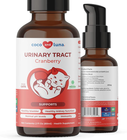 Cranberry for Cats - Urinary Tract Support, Cat UTI, Bladder Support, Bladder Stones and Incontinence Support (for Cats)