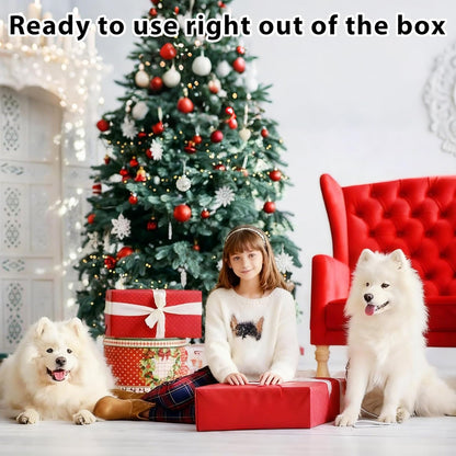 Heavy Duty Dog Tie-Out Cable and Stake for Yard Camping, with 50Ft Heavy Duty Cable with Spring, for Small Medium Large Dogs up to 200 lbs, 360°Swivel Dog Run- No Tangle, Spiral Dog Stake (Set)