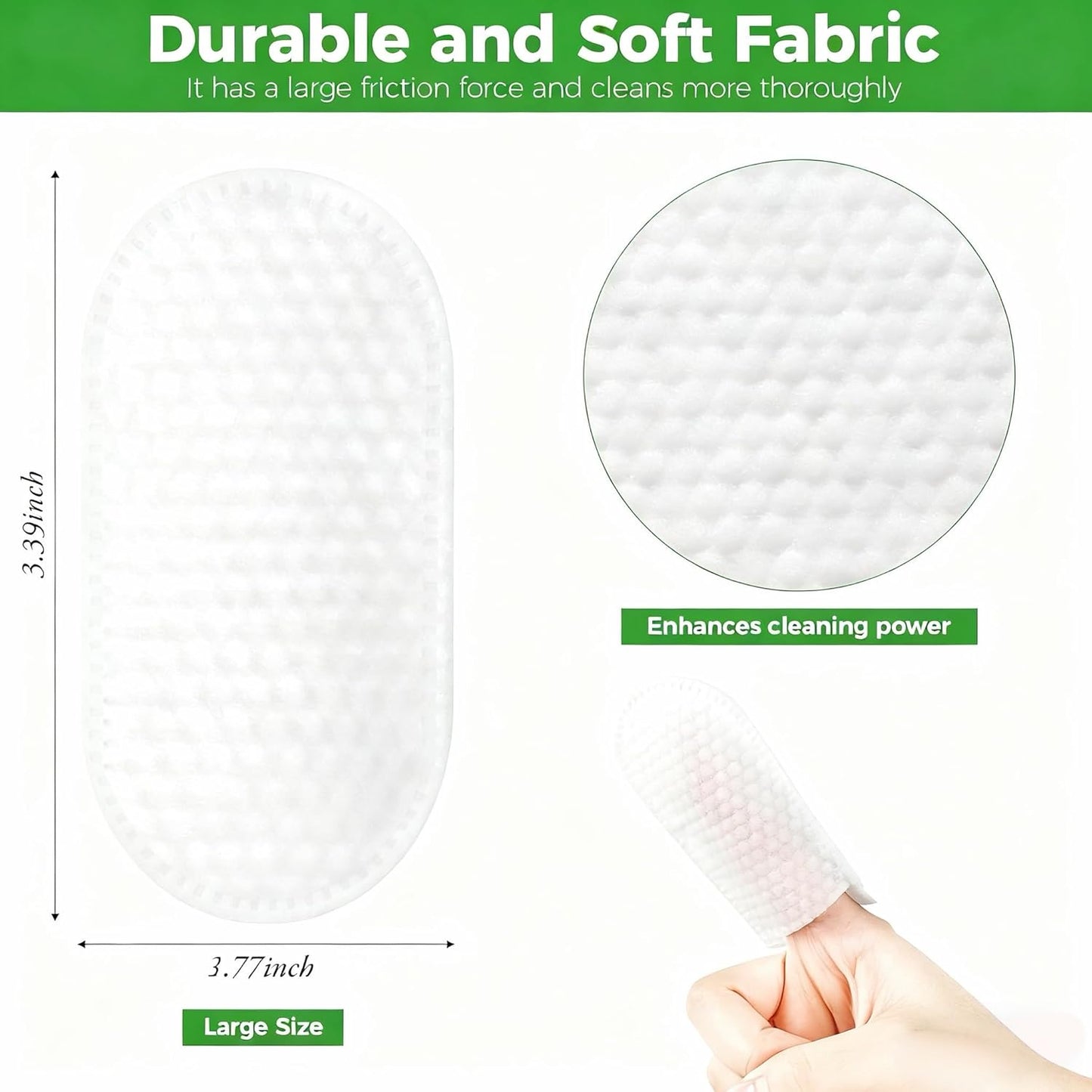 60 Pcs Dog Ear Cleaner Wipes, Dog Teeth Cleaning Wipes for Dogs & Cats, For Cleaning, Soothing, Deodorizing Itchy Ears, Remove Bad Breath & Plaque & Tartar, Pet Health Supplies for Small Animal