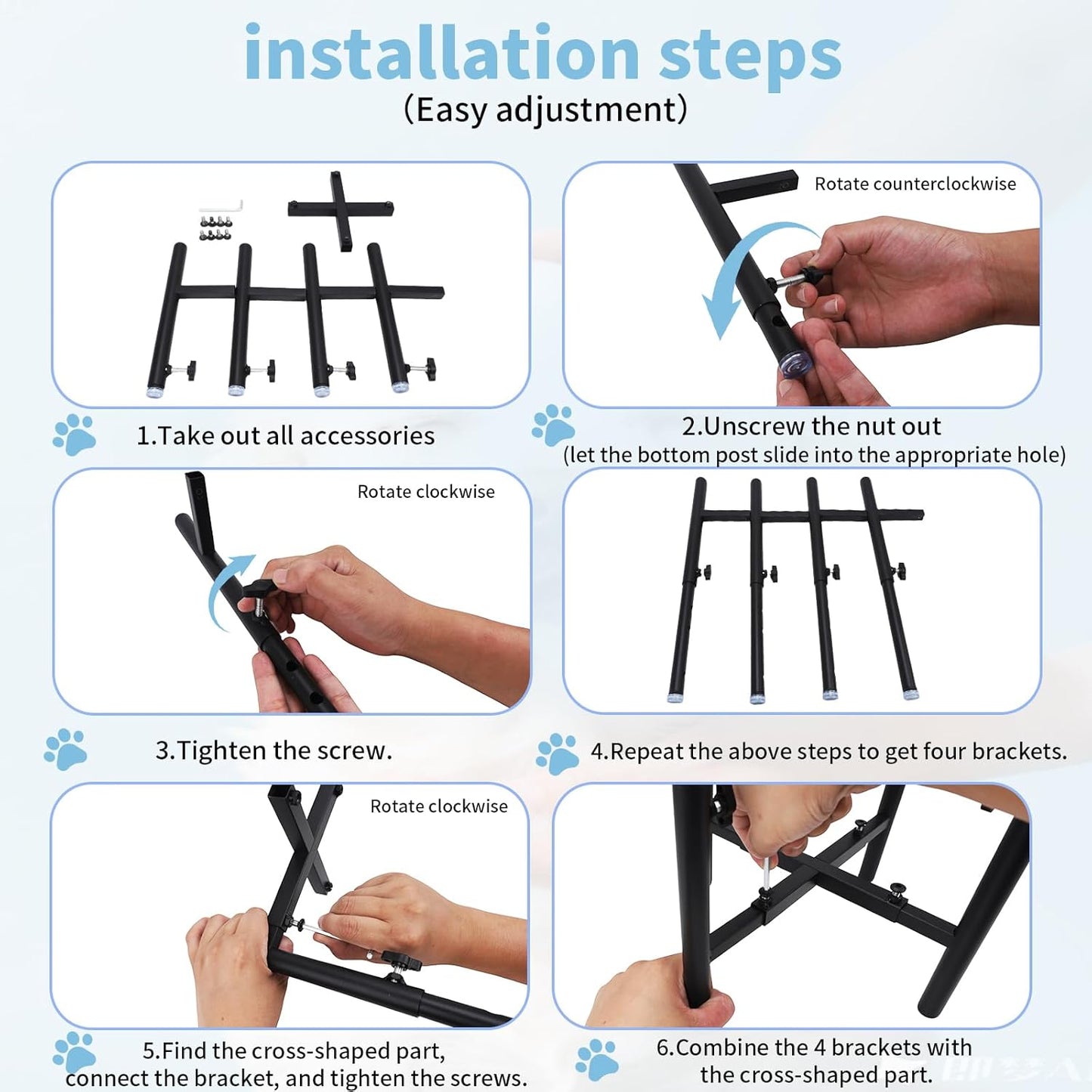 Adjustable Stand for Dog Water Fountains and Pet Slow Water Feeder - Compatible with Automatic Water/Food Dispensers | Width and Height Elevated Holder for Dog Water Bowl Dispenser