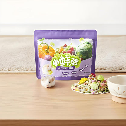 Hamster Treats, Small Pet Chewing, Natural Teething Food, Health Enrichment Snack, Variety Animal Edible Toys, Digestive for Guinea Hamster Bunny Chinchilla Gerbil Cage