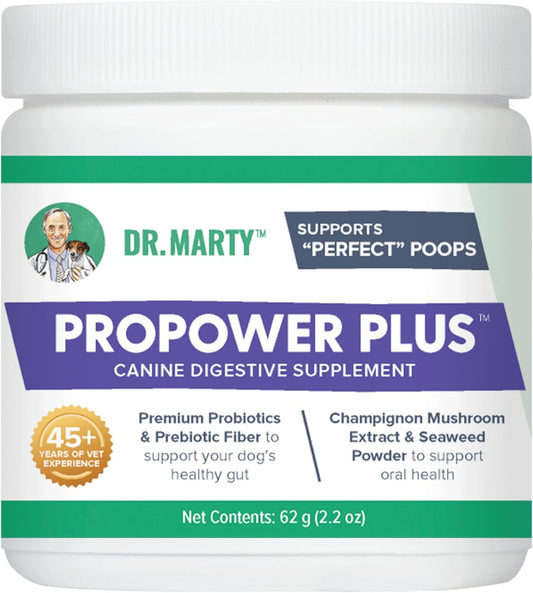 Dr. Marty ProPower Plus Gut Health Supplement Powdered Formula 2.2 Oz Jar