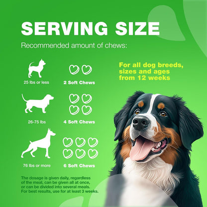 Grass Spot Chews for Dogs - Dog Probiotic, Multivitamins, Enzymes - Vitality & UTI & Digective Support - Urine Neutralizer for Lawn
