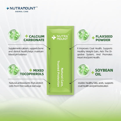 Horse Weight Gain Supplement – Omega-3 Flaxseed Formula, Natural High-Calorie Support for Healthy Weight & Shiny Coat, Easy-to-Digest High-Fat Horse Supplement – 420g