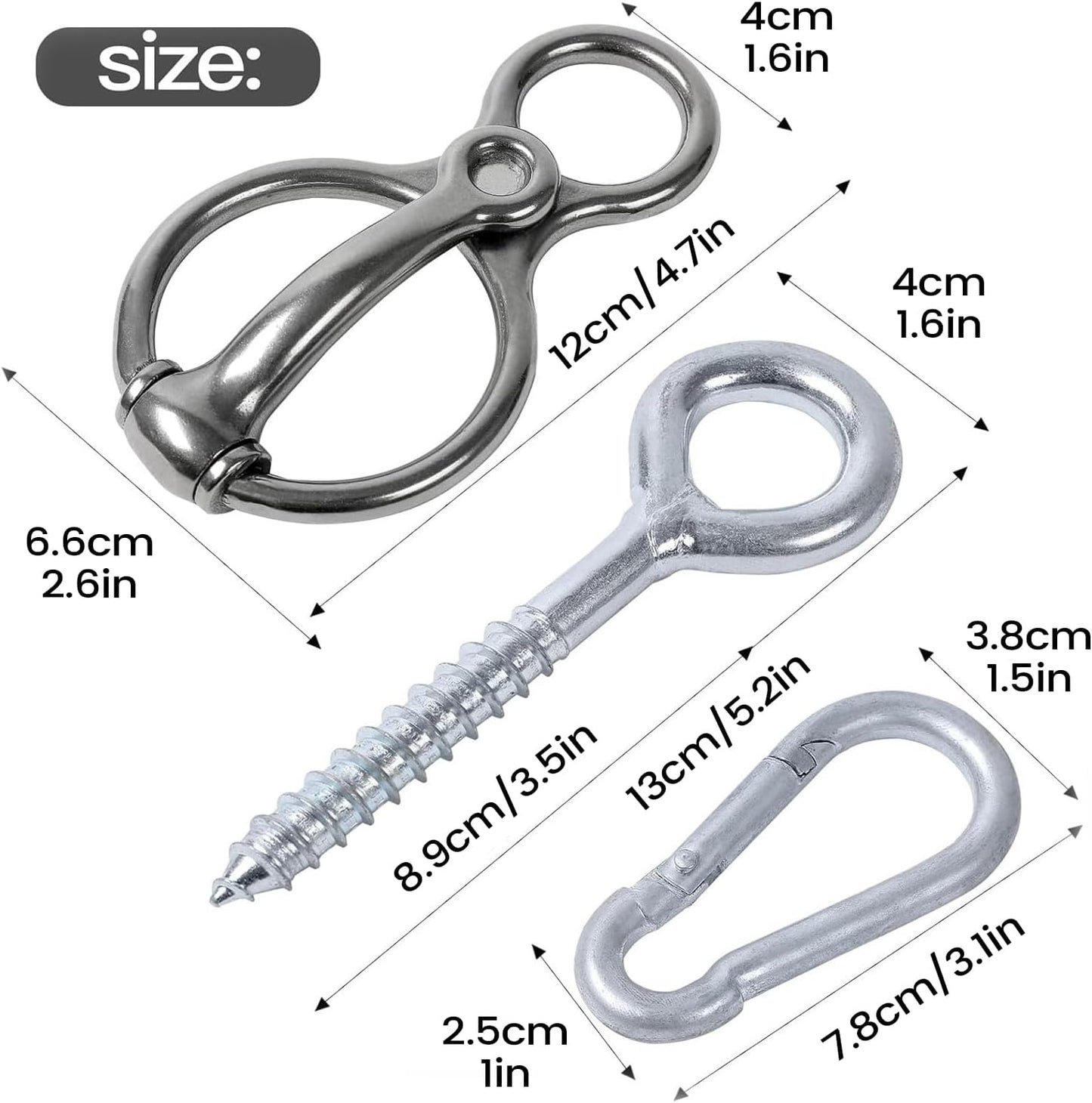 Stable Training Ring - for Horse Handling, Stainless Steel Build, Smooth Retracting Pull System, Tie Control Aid, Multi Buckle Sizes, Indoor Outdoor Stall Setup, Equine Tack Accessory for Daily Care