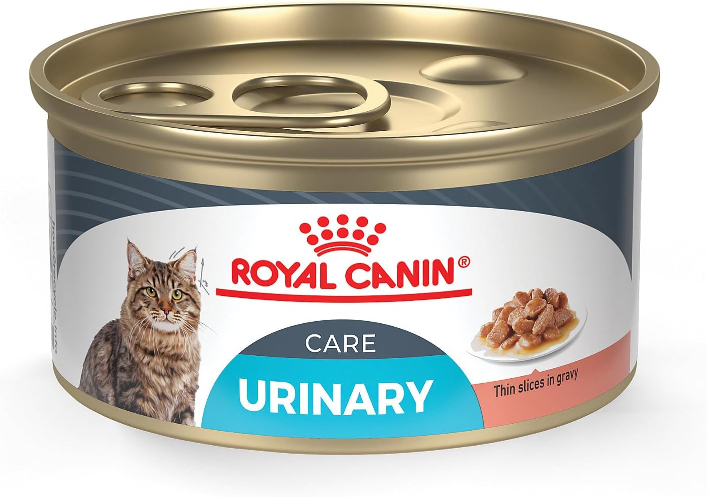 Royal Canin Feline Care Nutrition Urinary Care Adult Thin Slices in Gravy Cat Food, 3 oz (Pack of 24)
