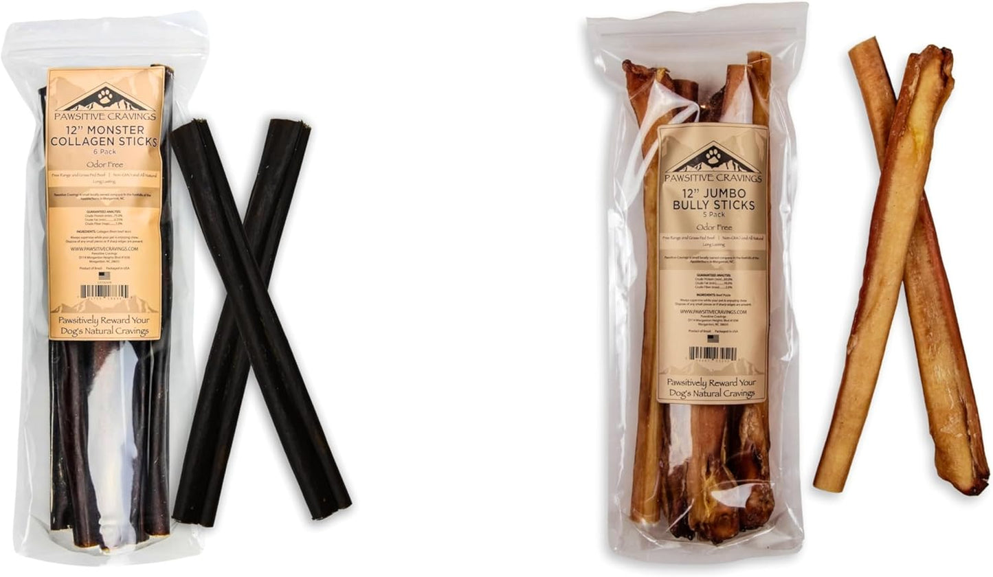 Jumbo Bully(Pack of 5) & Collagen Sticks(Pack of 6)