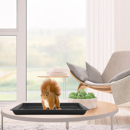 Garneck Dog Crate Replacement Tray 13.38X10.23 Inch Plastic Pet Cage Liner Pan for Dogs Rabbits Cats Small Animals