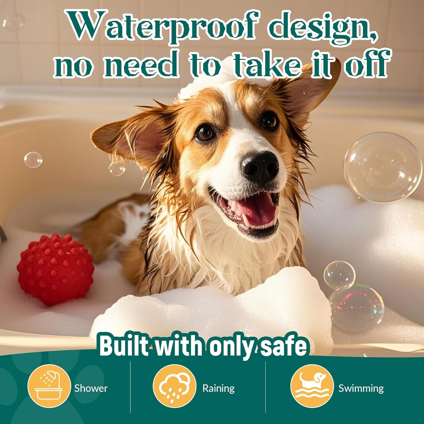 Probiotics for Dogs, Improve Itchy Skin Itchy Ears + Calming Collar for Dogs