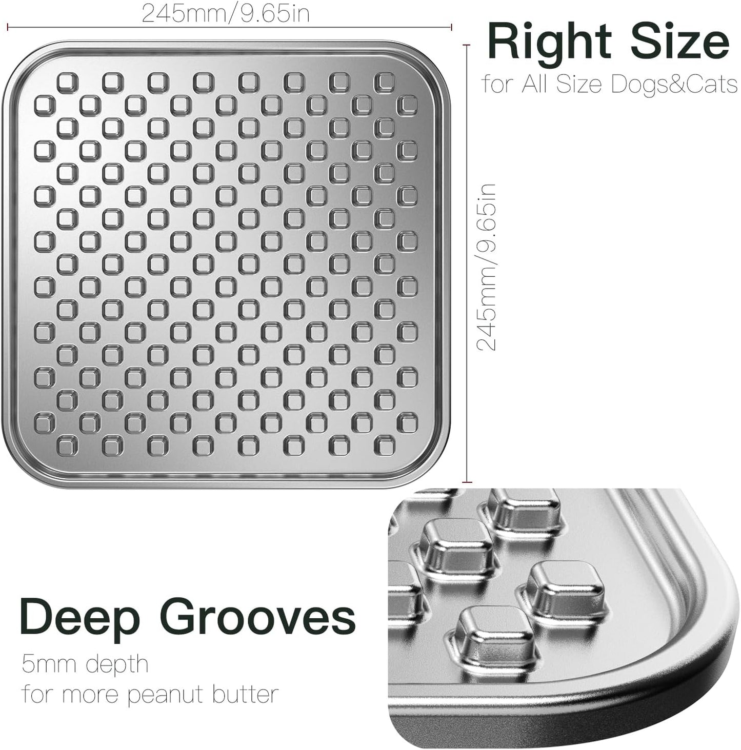 Lick Mat + Water Bowl Set