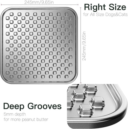 Lick Mat + Water Bowl Set