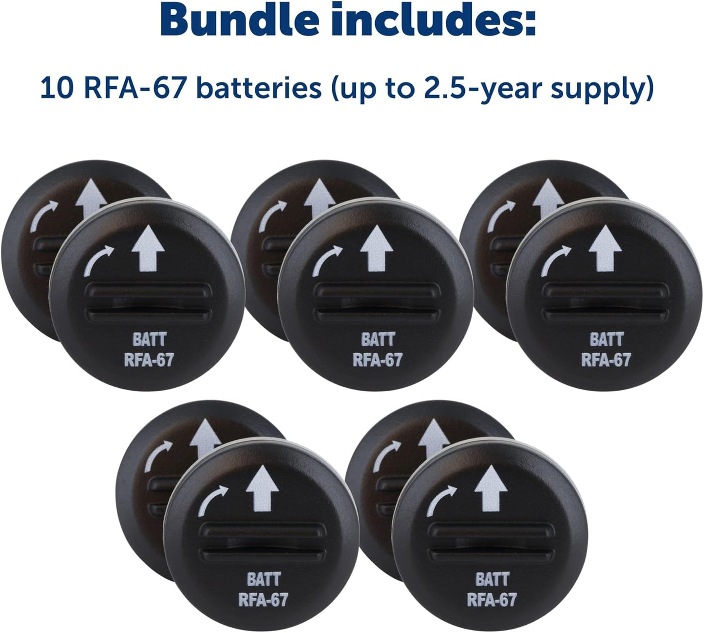 PetSafe RFA-67 6V Replacement Battery 10-Battery Bundle - Reliable Lithium Cell Batteries - Waterproof & Weather Ready Replacement Power Source for Compatible Fences & Collars