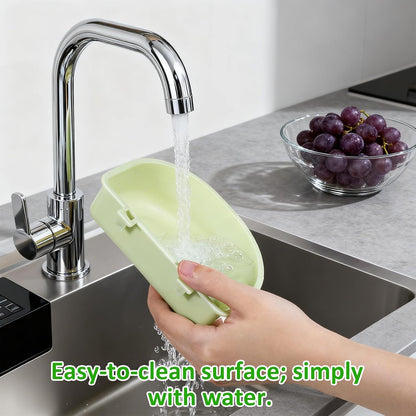 2 Pack Feeder, Hanging Food Bowl Feeder Food and Water Container for Wire Cage Feeding Dish Hanging Cups for Birds Hamsters Mice Rats Guinea Pig Small Pets