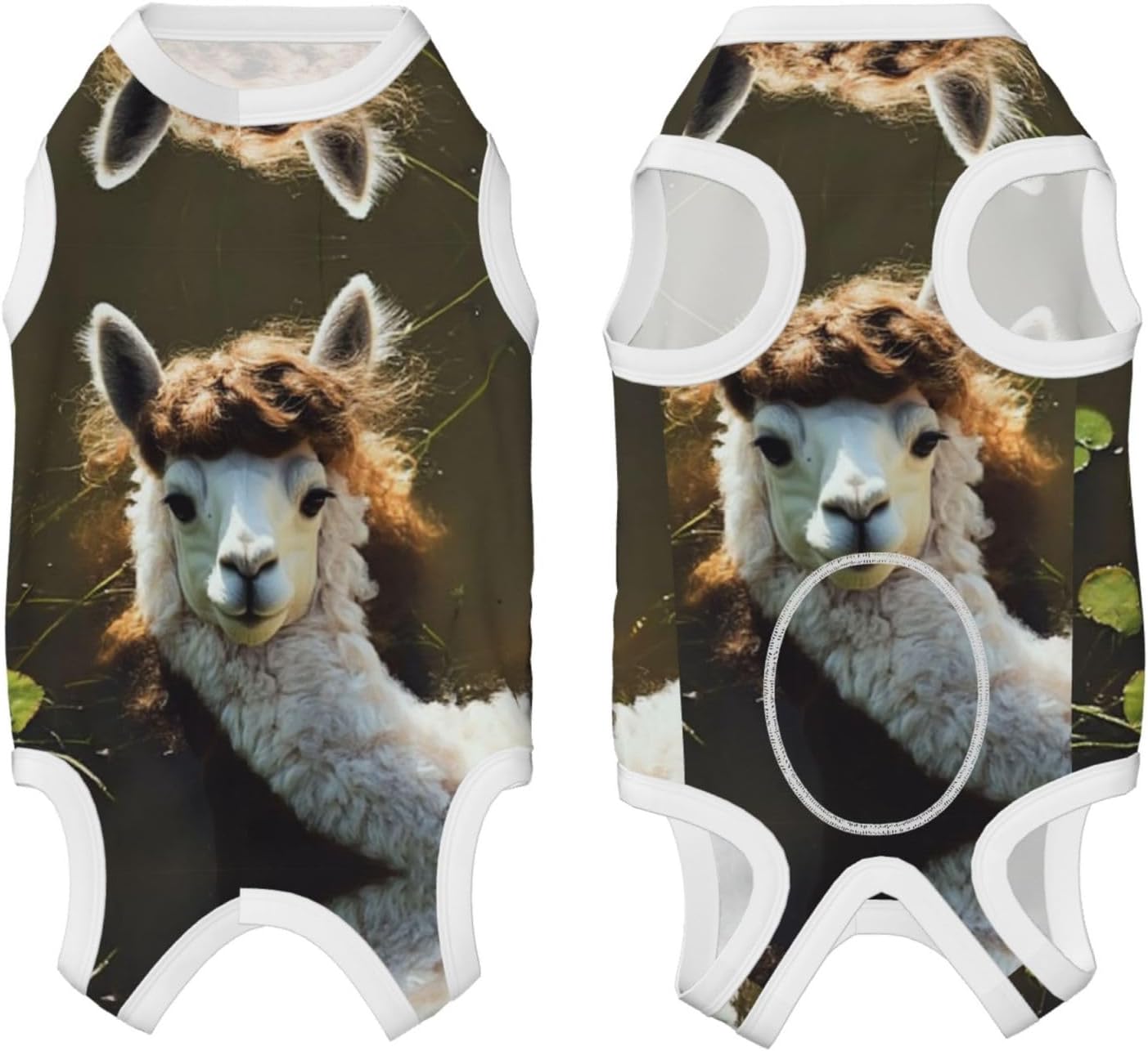 Fashion icon Dog Surgery Suit Recovery Suit, 100% Cotton Breathable Full Body Dog & Cat Surgical Suit with Cute Prints, Alternative to Cone for Spay Neuter Wound Care, Male & Female Pets Medium