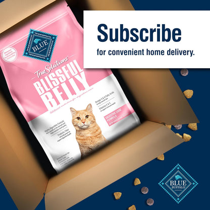 Blue Buffalo True Solutions Digestive Care Natural Dry Cat Food for Adult Cats, Chicken, 3.5-lb. Bag