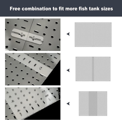 Fish Tank Divider 55 Gallon Clear, Aquarium Divider, Isolation Board with Suction Cups