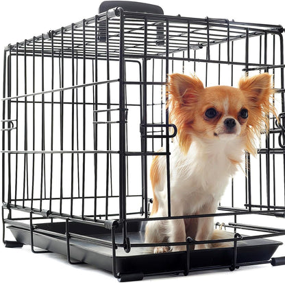 Garneck 2Pcs Plastic Dog Crate Tray Replacement - Durable Bottom Tray for Dog Kennels - Rabbit Cages and Small Pets 41x27cm Size Easy for Pet Training and Preventing