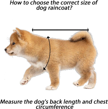 2Pcs Transparent Dog Raincoat for Small Medium Dogs, Waterproof Pet Hooded Poncho with Adjustable Snaps and Leash Hole Portable Dog Raining Coat for Bichon Poodle Medium 3.3-5.1lbs