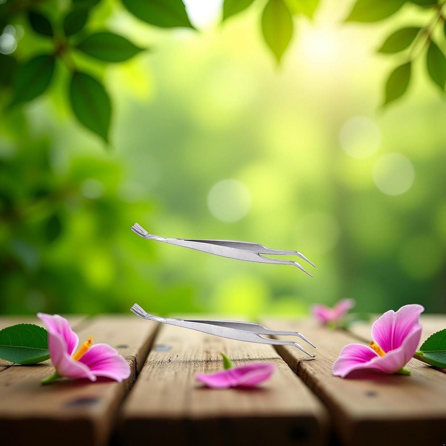 2 Pcs Stainless Steel Tick Tweezers Dual Tipped Tick Remover Tool First Aid Tweezers Tick Killer Tweezer for Human Dogs Cats Tick Remover Tools