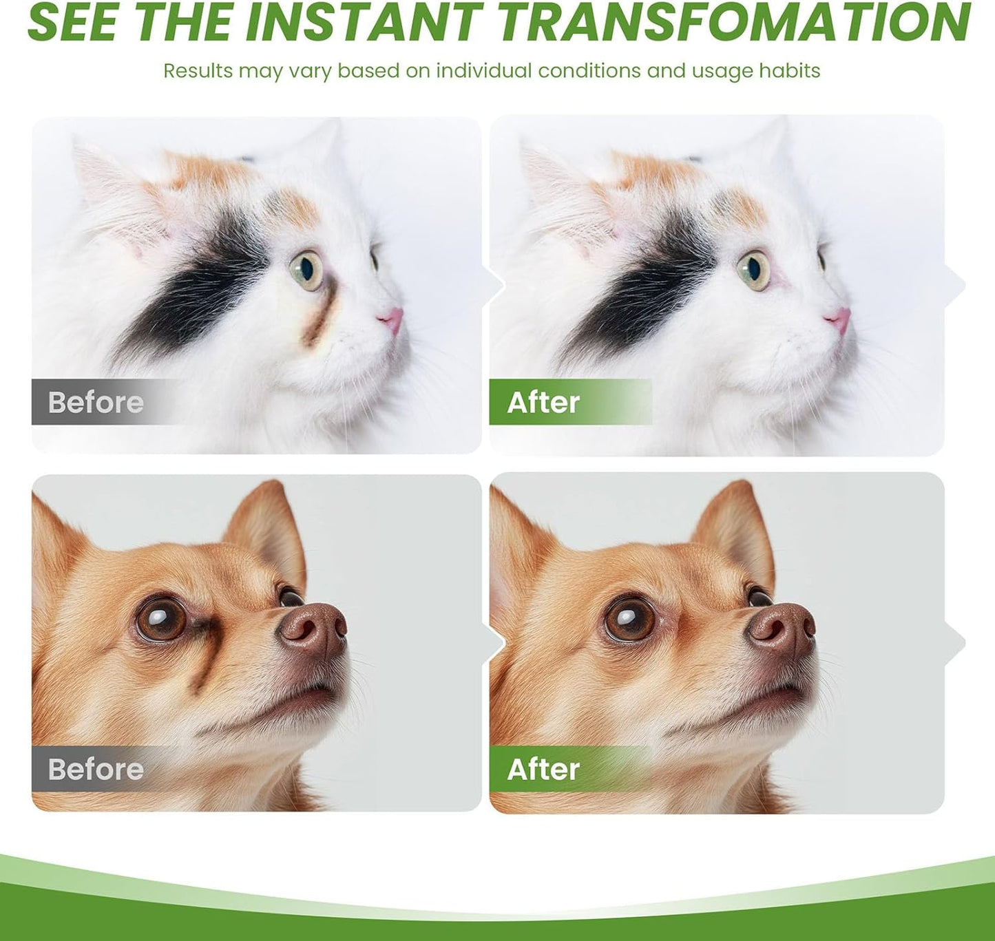 Pet Eye Wipes for Dogs & Cats – 100 Count | Gently Removes Tear Stains, Eye Discharge, Crust, Dirt & Odor | Soft Hypoallergenic Pads for Eyes, Wrinkles & Facial Folds